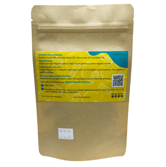 Galleta de Mantequilla de Maní y Banano