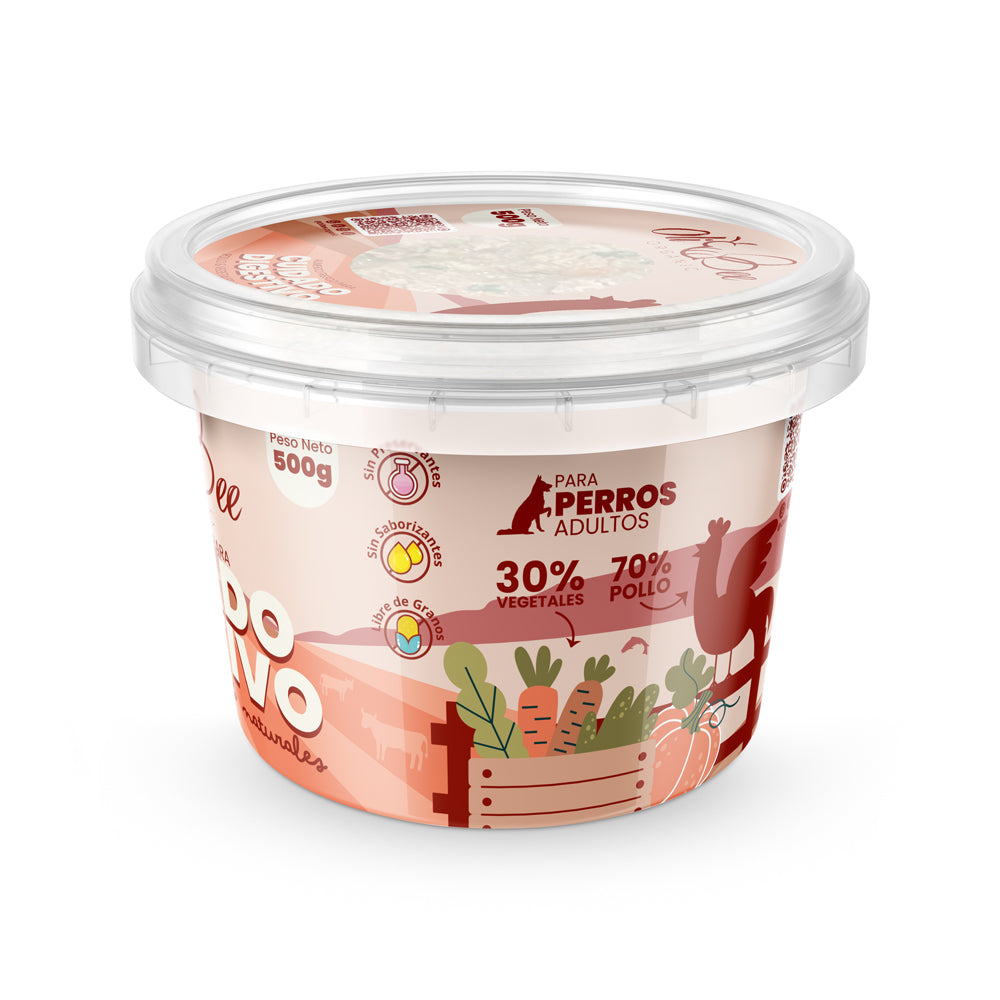Receta Cocinada de Cuidado Digestivo 500gr