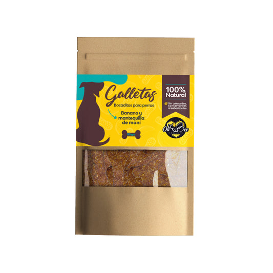 Galleta de Mantequilla de Maní y Banano