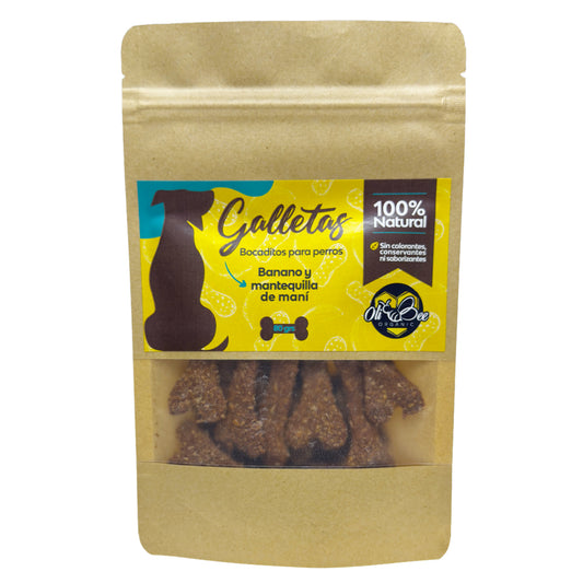 Galleta de Mantequilla de Maní y Banano